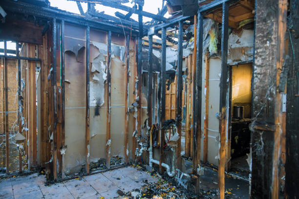 Professional Fire Damage Removal technician working in Des Arc, AR